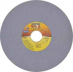 Norton - 8" Diam x 1-1/4" Hole x 1/4" Thick, K Hardness, 80 Grit Surface Grinding Wheel - Aluminum Oxide, Type 1, Medium Grade, 3,600 Max RPM, Vitrified Bond, No Recess - A1 Tooling