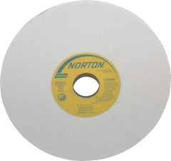 Norton - 8" Diam x 1-1/4" Hole x 1/4" Thick, K Hardness, 80 Grit Surface Grinding Wheel - Aluminum Oxide, Type 1, Medium Grade, 3,600 Max RPM, Vitrified Bond, No Recess - A1 Tooling