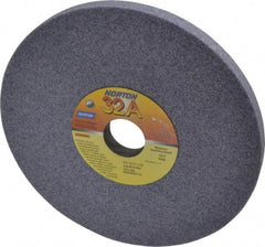 Norton - 8" Diam x 1-1/4" Hole x 1/2" Thick, K Hardness, 46 Grit Surface Grinding Wheel - Aluminum Oxide, Type 1, Coarse Grade, 3,600 Max RPM, Vitrified Bond, No Recess - A1 Tooling