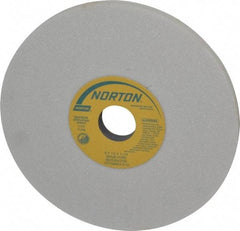 Norton - 8" Diam x 1-1/4" Hole x 1/2" Thick, H Hardness, 46 Grit Surface Grinding Wheel - Aluminum Oxide, Type 1, Coarse Grade, 3,105 Max RPM, Vitrified Bond, No Recess - A1 Tooling