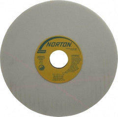 Norton - 8" Diam x 1-1/4" Hole x 1/2" Thick, K Hardness, 60 Grit Surface Grinding Wheel - Aluminum Oxide, Type 1, Medium Grade, 3,600 Max RPM, Vitrified Bond, No Recess - A1 Tooling