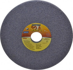 Norton - 8" Diam x 1-1/4" Hole x 1" Thick, I Hardness, 46 Grit Surface Grinding Wheel - Aluminum Oxide, Type 5, Coarse Grade, 3,105 Max RPM, Vitrified Bond, One-Side Recess - A1 Tooling