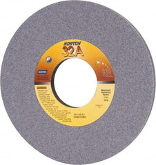 Norton - 10" Diam x 3" Hole x 1/2" Thick, K Hardness, 60 Grit Surface Grinding Wheel - Aluminum Oxide, Type 1, Medium Grade, 2,485 Max RPM, Vitrified Bond, No Recess - A1 Tooling