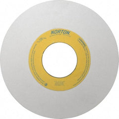 Norton - 10" Diam x 3" Hole x 1/2" Thick, K Hardness, 80 Grit Surface Grinding Wheel - Aluminum Oxide, Type 1, Medium Grade, 2,485 Max RPM, Vitrified Bond, No Recess - A1 Tooling