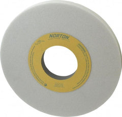 Norton - 10" Diam x 3" Hole x 3/4" Thick, J Hardness, 46 Grit Surface Grinding Wheel - Aluminum Oxide, Type 1, Coarse Grade, 2,485 Max RPM, Vitrified Bond, No Recess - A1 Tooling