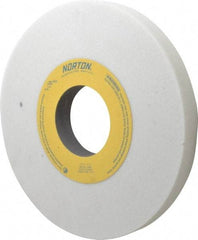 Norton - 10" Diam x 3" Hole x 1" Thick, J Hardness, 46 Grit Surface Grinding Wheel - Aluminum Oxide, Type 1, Coarse Grade, 2,485 Max RPM, Vitrified Bond, No Recess - A1 Tooling