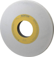 Norton - 10" Diam x 3" Hole x 1" Thick, K Hardness, 60 Grit Surface Grinding Wheel - Aluminum Oxide, Type 1, Medium Grade, 2,485 Max RPM, Vitrified Bond, No Recess - A1 Tooling