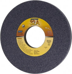 Norton - 10" Diam x 3" Hole x 1" Thick, H Hardness, 46 Grit Surface Grinding Wheel - Aluminum Oxide, Type 1, Coarse Grade, 2,485 Max RPM, Vitrified Bond, No Recess - A1 Tooling