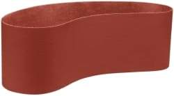 3M - 9" Wide x 26-5/16" OAL, 100 Grit, Aluminum Oxide Abrasive Belt - Aluminum Oxide, Fine, Coated, J Weighted Cloth Backing, Series 202DZ - A1 Tooling