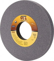 Norton - 10" Diam x 3" Hole x 1" Thick, K Hardness, 60 Grit Surface Grinding Wheel - Aluminum Oxide, Type 1, Medium Grade, 2,485 Max RPM, Vitrified Bond, No Recess - A1 Tooling