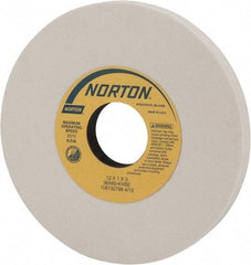 Norton - 12" Diam x 3" Hole x 1" Thick, K Hardness, 60 Grit Surface Grinding Wheel - Aluminum Oxide, Type 1, Medium Grade, 2,070 Max RPM, Vitrified Bond, No Recess - A1 Tooling