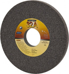 Norton - 12" Diam x 3" Hole x 1" Thick, G Hardness, 46 Grit Surface Grinding Wheel - Aluminum Oxide, Type 1, Coarse Grade, 2,070 Max RPM, Vitrified Bond, No Recess - A1 Tooling