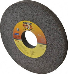 Norton - 12" Diam x 3" Hole x 1" Thick, H Hardness, 46 Grit Surface Grinding Wheel - Aluminum Oxide, Type 1, Coarse Grade, 2,070 Max RPM, Vitrified Bond, No Recess - A1 Tooling