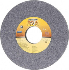 Norton - 12" Diam x 3" Hole x 1" Thick, K Hardness, 46 Grit Surface Grinding Wheel - Aluminum Oxide, Type 1, Coarse Grade, 2,070 Max RPM, Vitrified Bond, No Recess - A1 Tooling