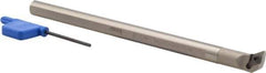 Iscar - 0.562" Min Bore Diam, 6" OAL, 3/8" Shank Diam, S-SDUC Indexable Boring Bar - DC.. 2 Insert, Screw Holding Method - A1 Tooling