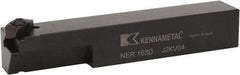 Kennametal - External Thread, Right Hand Cut, 25.4mm Shank Width x 25.4mm Shank Height Indexable Threading Toolholder - 152.4mm OAL, N.3L Insert Compatibility, NE Toolholder, Series Top Notch - A1 Tooling