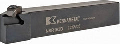 Kennametal - External Thread, Right Hand Cut, 25.4mm Shank Width x 25.4mm Shank Height Indexable Threading Toolholder - 152.4mm OAL, N.3R Insert Compatibility, NS Toolholder, Series Top Notch - A1 Tooling