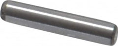 Value Collection - 1/16" Diam x 5/16" Pin Length Grade 8 Alloy Steel Standard Dowel Pin - C 50-58 Hardness, 800 Lb Breaking Strength, 1 Beveled & 1 Rounded End - A1 Tooling