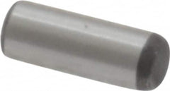 Value Collection - 3/32" Diam x 1/4" Pin Length Grade 8 Alloy Steel Standard Dowel Pin - C 50-58 Hardness, 1,800 Lb Breaking Strength, 1 Beveled & 1 Rounded End - A1 Tooling