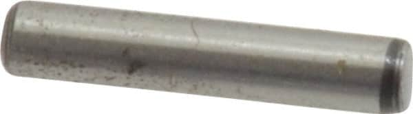 Value Collection - 3/32" Diam x 1/2" Pin Length Grade 8 Alloy Steel Standard Dowel Pin - C 50-58 Hardness, 1,800 Lb Breaking Strength, 1 Beveled & 1 Rounded End - A1 Tooling