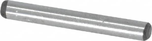 Value Collection - 3/32" Diam x 3/4" Pin Length Grade 8 Alloy Steel Standard Dowel Pin - C 50-58 Hardness, 1,800 Lb Breaking Strength, 1 Beveled & 1 Rounded End - A1 Tooling