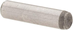 Value Collection - 1/8" Diam x 1/2" Pin Length Grade 8 Alloy Steel Standard Dowel Pin - C 50-58 Hardness, 3,200 Lb Breaking Strength, 1 Beveled & 1 Rounded End - A1 Tooling