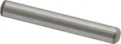 Value Collection - 1/8" Diam x 7/8" Pin Length Grade 8 Alloy Steel Standard Dowel Pin - C 50-58 Hardness, 3,200 Lb Breaking Strength, 1 Beveled & 1 Rounded End - A1 Tooling