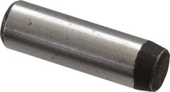 Value Collection - 3/16" Diam x 5/8" Pin Length Grade 8 Alloy Steel Standard Dowel Pin - C 50-58 Hardness, 7,200 Lb Breaking Strength, 1 Beveled & 1 Rounded End - A1 Tooling