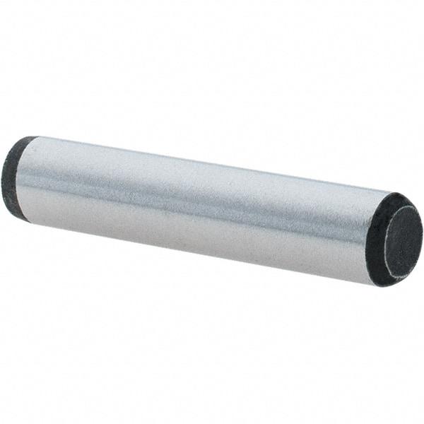 Value Collection - 1/4" Diam x 1-1/4" Pin Length Grade 8 Alloy Steel Standard Dowel Pin - C 50-58 Hardness, 12,800 Lb Breaking Strength, 1 Beveled & 1 Rounded End - A1 Tooling