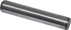 Value Collection - 5/16" Diam x 1-3/4" Pin Length Grade 8 Alloy Steel Standard Dowel Pin - C 50-58 Hardness, 20,000 Lb Breaking Strength, 1 Beveled & 1 Rounded End - A1 Tooling