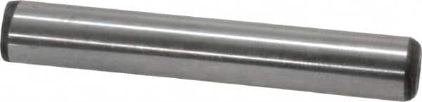 Value Collection - 5/16" Diam x 2" Pin Length Grade 8 Alloy Steel Standard Dowel Pin - C 50-58 Hardness, 20,000 Lb Breaking Strength, 1 Beveled & 1 Rounded End - A1 Tooling