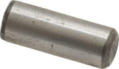 Value Collection - 3/8" Diam x 1" Pin Length Grade 8 Alloy Steel Standard Dowel Pin - C 50-58 Hardness, 28,700 Lb Breaking Strength, 1 Beveled & 1 Rounded End - A1 Tooling