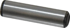 Value Collection - 3/8" Diam x 1-1/2" Pin Length Grade 8 Alloy Steel Standard Dowel Pin - C 50-58 Hardness, 28,700 Lb Breaking Strength, 1 Beveled & 1 Rounded End - A1 Tooling