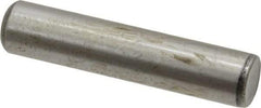 Value Collection - 3/8" Diam x 1-3/4" Pin Length Grade 8 Alloy Steel Standard Dowel Pin - C 50-58 Hardness, 28,700 Lb Breaking Strength, 1 Beveled & 1 Rounded End - A1 Tooling