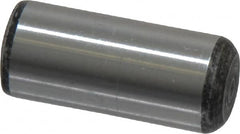 Value Collection - 7/16" Diam x 1" Pin Length Grade 8 Alloy Steel Standard Dowel Pin - C 50-58 Hardness, 39,100 Lb Breaking Strength, 1 Beveled & 1 Rounded End - A1 Tooling