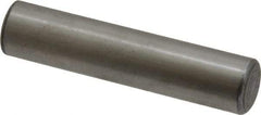 Value Collection - 7/16" Diam x 2" Pin Length Grade 8 Alloy Steel Standard Dowel Pin - C 50-58 Hardness, 39,100 Lb Breaking Strength, 1 Beveled & 1 Rounded End - A1 Tooling