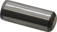 Value Collection - 1/2" Diam x 1-1/4" Pin Length Grade 8 Alloy Steel Standard Dowel Pin - C 50-58 Hardness, 51,000 Lb Breaking Strength, 1 Beveled & 1 Rounded End - A1 Tooling