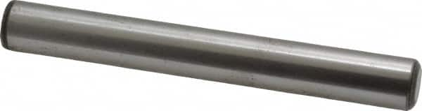 Value Collection - 1/2" Diam x 4" Pin Length Grade 8 Alloy Steel Standard Dowel Pin - C 50-58 Hardness, 51,000 Lb Breaking Strength, 1 Beveled & 1 Rounded End - A1 Tooling