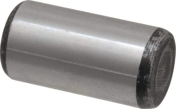 Value Collection - 5/8" Diam x 1-1/4" Pin Length Grade 8 Alloy Steel Standard Dowel Pin - C 50-58 Hardness, 79,800 Lb Breaking Strength, 1 Beveled & 1 Rounded End - A1 Tooling