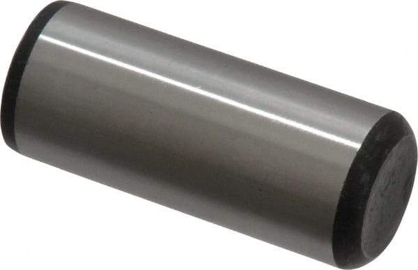 Value Collection - 5/8" Diam x 1-1/2" Pin Length Grade 8 Alloy Steel Standard Dowel Pin - C 50-58 Hardness, 79,800 Lb Breaking Strength, 1 Beveled & 1 Rounded End - A1 Tooling