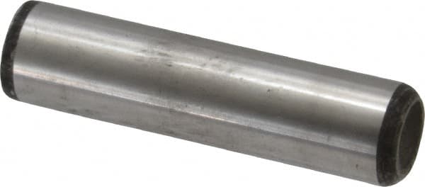 Value Collection - 5/8" Diam x 2-1/2" Pin Length Grade 8 Alloy Steel Standard Dowel Pin - C 50-58 Hardness, 79,800 Lb Breaking Strength, 1 Beveled & 1 Rounded End - A1 Tooling