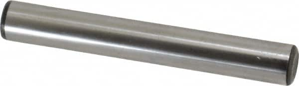 Value Collection - 5/8" Diam x 4-1/2" Pin Length Grade 8 Alloy Steel Standard Dowel Pin - C 50-58 Hardness, 79,800 Lb Breaking Strength, 1 Beveled & 1 Rounded End - A1 Tooling