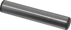 Value Collection - 3/4" Diam x 4" Pin Length Grade 8 Alloy Steel Standard Dowel Pin - C 50-58 Hardness, 114,000 Lb Breaking Strength, 1 Beveled & 1 Rounded End - A1 Tooling