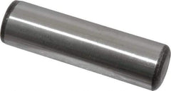 Value Collection - 1" Diam x 3-1/2" Pin Length Grade 8 Alloy Steel Standard Dowel Pin - C 50-58 Hardness, 204,000 Lb Breaking Strength, 1 Beveled & 1 Rounded End - A1 Tooling