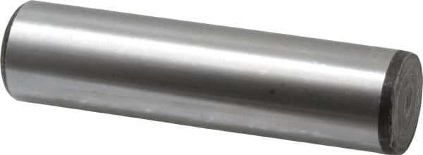 Value Collection - 1" Diam x 4" Pin Length Grade 8 Alloy Steel Standard Dowel Pin - C 50-58 Hardness, 204,000 Lb Breaking Strength, 1 Beveled & 1 Rounded End - A1 Tooling