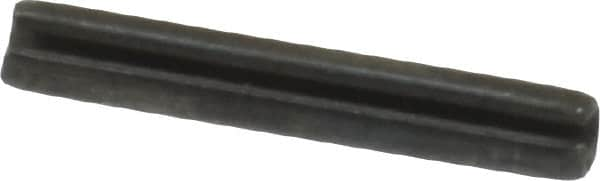 Made in USA - 3/32" Diam x 5/8" Long Slotted Spring Pin - Grade 1070-1090 Alloy Steel, Black Oxide Finish - A1 Tooling