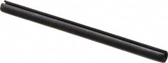 Made in USA - 1/8" Diam x 1-7/8" Long Slotted Spring Pin - Grade 1070-1090 Alloy Steel, Black Oxide Finish - A1 Tooling