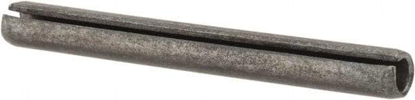 Made in USA - 3/16" Diam x 1-3/4" Long Slotted Spring Pin - Grade 1070-1090 Alloy Steel, Black Oxide Finish - A1 Tooling