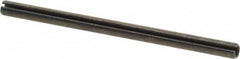 Made in USA - 3/16" Diam x 3" Long Slotted Spring Pin - Grade 1070-1090 Alloy Steel, Black Oxide Finish - A1 Tooling