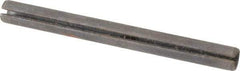 Made in USA - 1/4" Diam x 2-3/4" Long Slotted Spring Pin - Grade 1070-1090 Alloy Steel, Black Oxide Finish - A1 Tooling